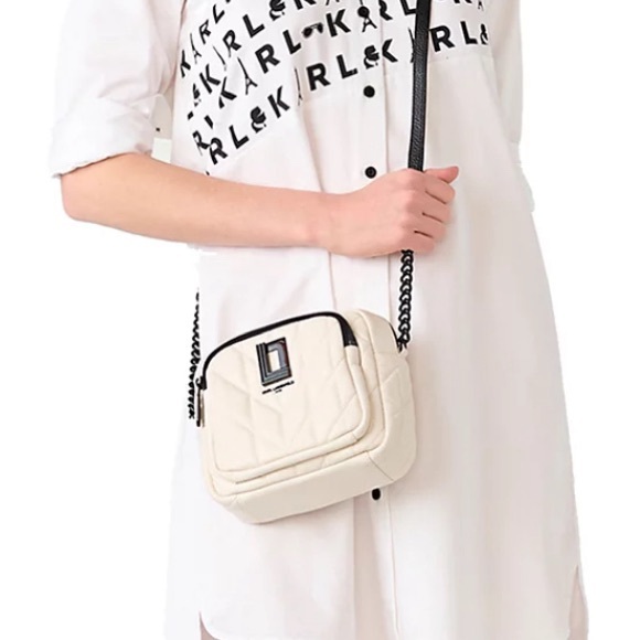 NWT KARL LAGERFELD PARIS Lafayette Crossbody. - Picture 2 of 2